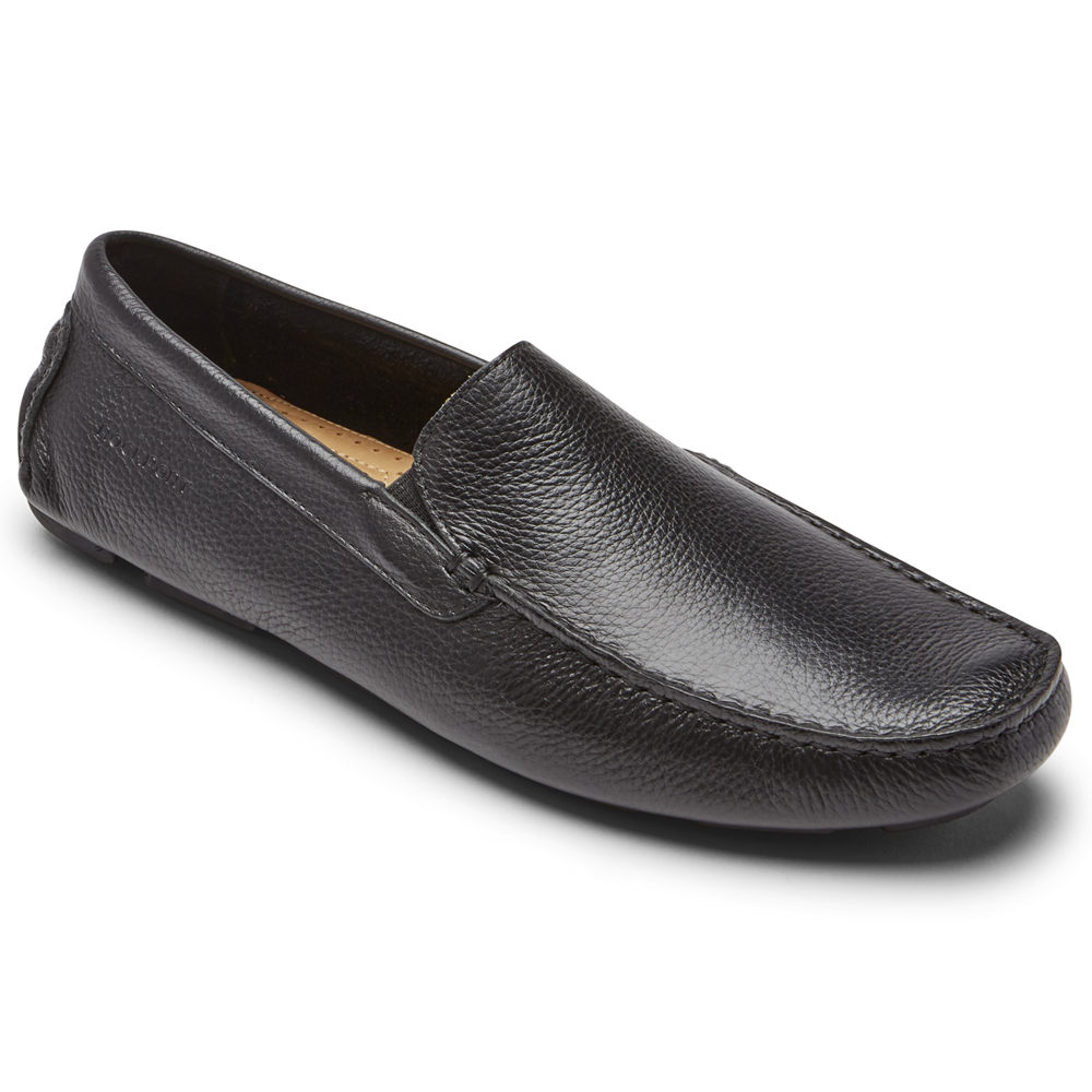 Rockport Seilersko Herre Svart - Rhyder Venetian - DIMO74280